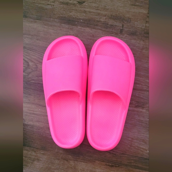 Walmart Neon Slides - Picture 1 of 3